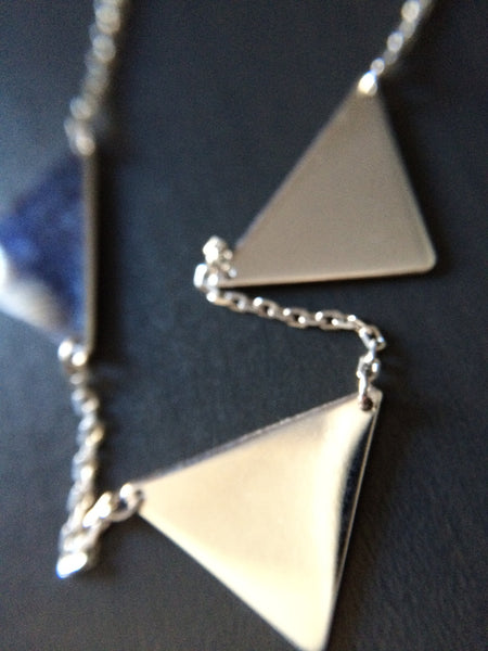 Triangle Connection Necklace - LittleGemsUSA - 3