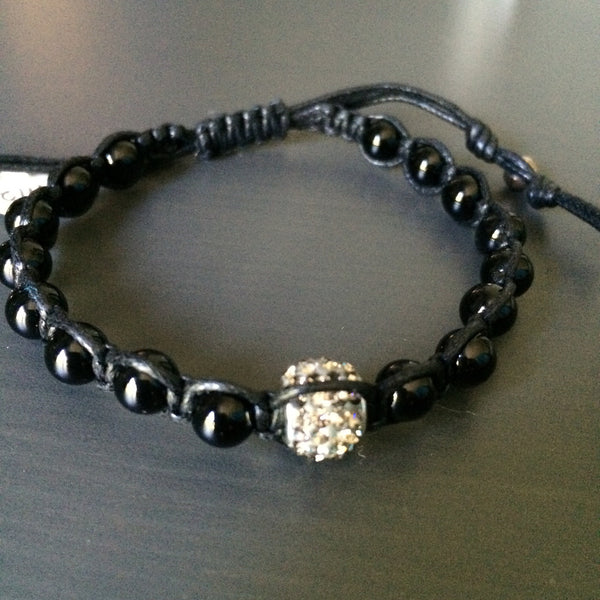 Black Onyx Braided Bracelet - LittleGemsUSA - 2