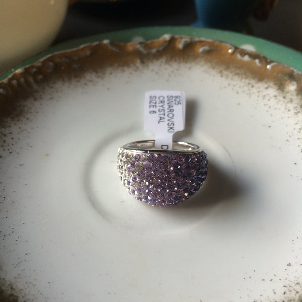 Purple Crystal Ombre Ring - Size 6 - LittleGemsUSA - 3