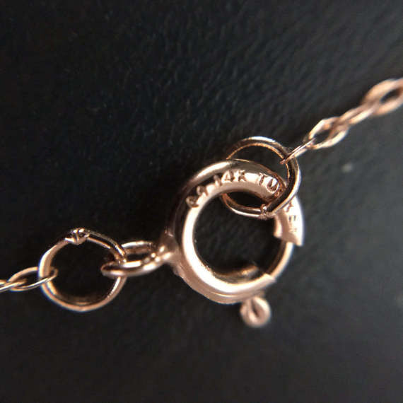 14k Rose Gold Necklace