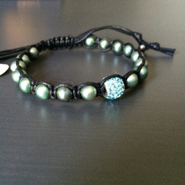 Fresh Water Pearl Braided Bracelet - LittleGemsUSA - 5