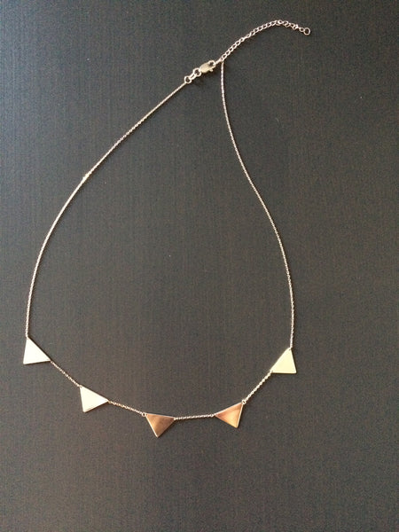 Triangle Connection Necklace - LittleGemsUSA - 4