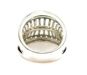 CZ Sterling Silver Fashion Ring - Size 6 - LittleGemsUSA - 4