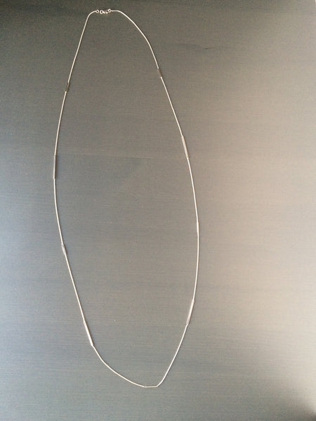 Long and Lovely 36 Inch Sterling Silver Chain - LittleGemsUSA - 2