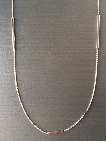 Long and Lovely 36 Inch Sterling Silver Chain - LittleGemsUSA - 3