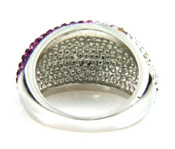 Purple Crystal Ombre Ring - Size 8 - LittleGemsUSA - 5