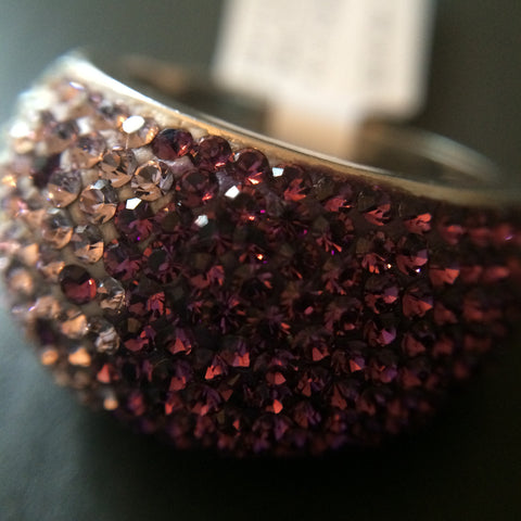 Purple Crystal Ombre Ring - Size 8 - LittleGemsUSA - 1