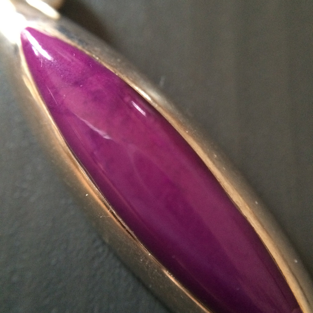 Purple Turquoise Pendant - LittleGemsUSA - 1