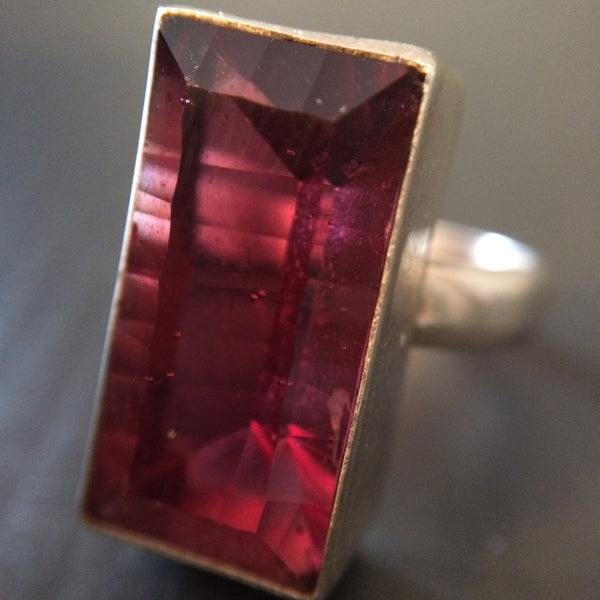 Ruby Red Garnet Ring - Size 6 - LittleGemsUSA - 1