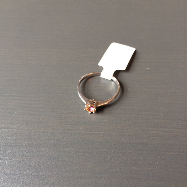 Tiny Topaz Solitaire Ring - Size 6 - LittleGemsUSA - 3